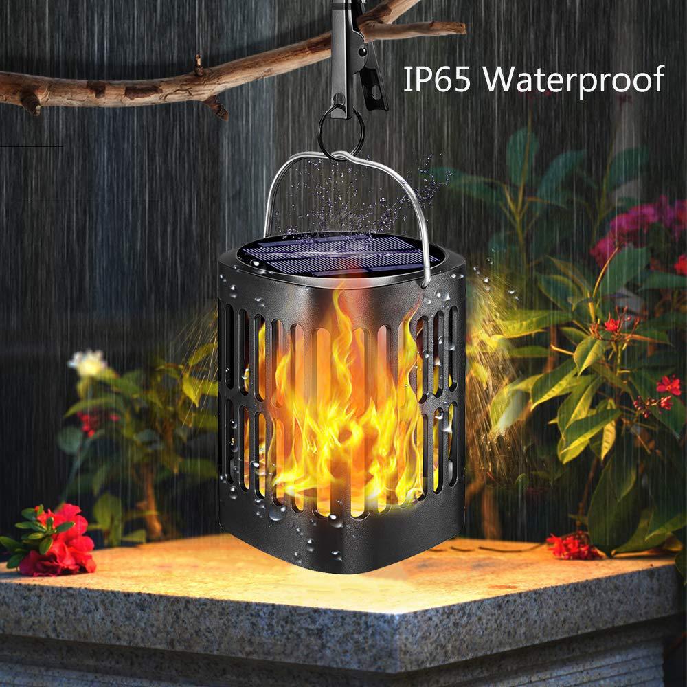 Solar LED Flame Lantern Light