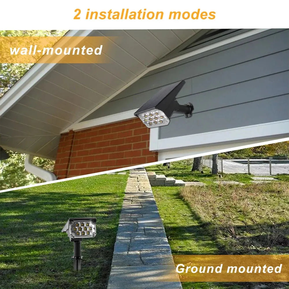 Adjustable LED Durable Solar Garden Spot Lights