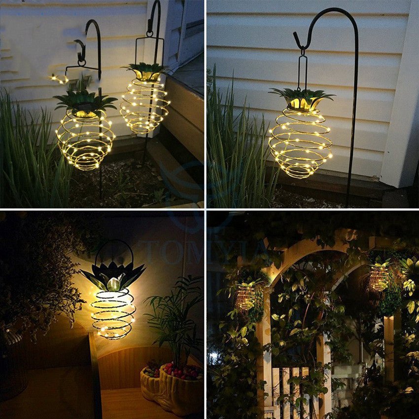Pineapple LED Solar Garden Lawn Lights
