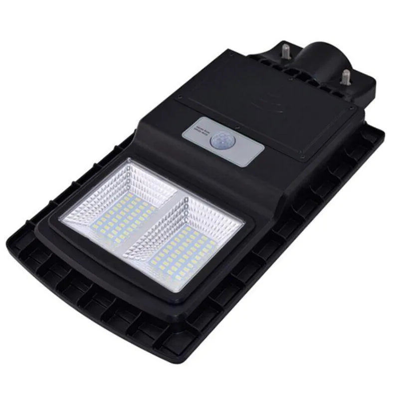 Outdoor All In One Integrated 80W LED Solar Street Wall Path Light for Home & Garden- 8000 Lumens
