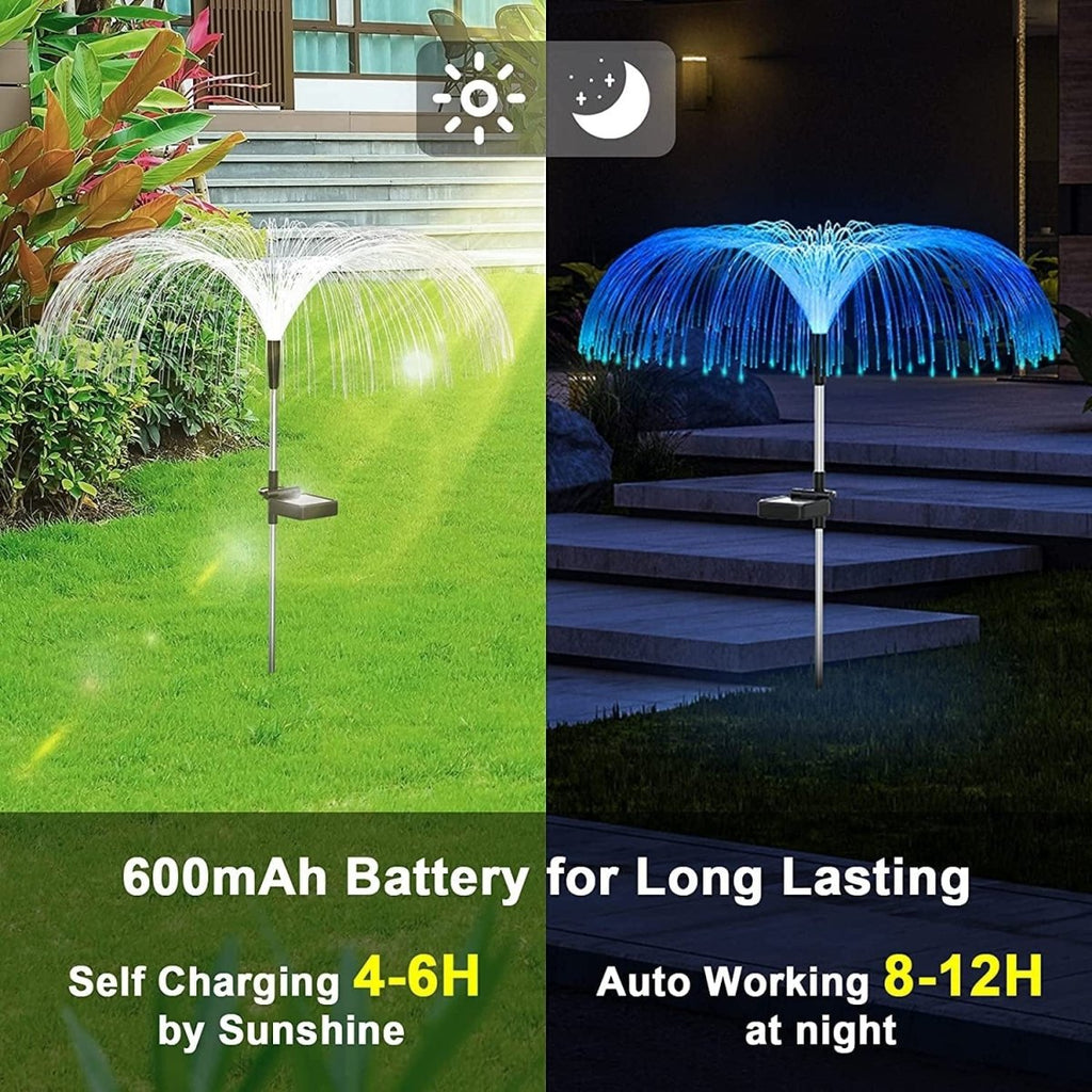 Color Changing Solar Garden Jellyfish Lights 5 PCS