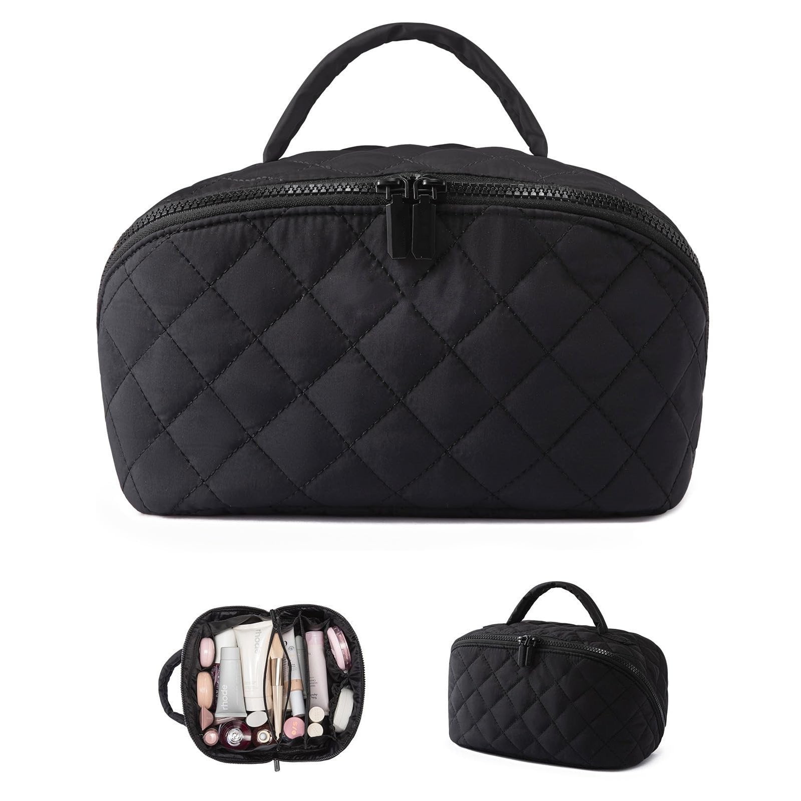 (🌲Early Christmas Sale - 49% OFF) Travel Makeup Bag for Woman, 🔥BUY 2 FREE SHIPPING