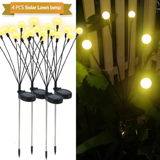 Flickering Firefly LED Solar Garden Glow Light