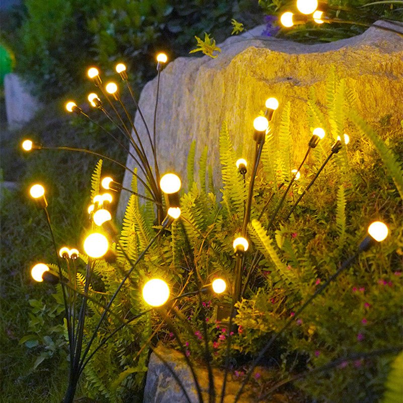Flickering Firefly LED Solar Garden Glow Light