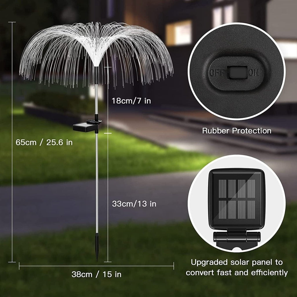 Color Changing Solar Garden Jellyfish Lights 5 PCS