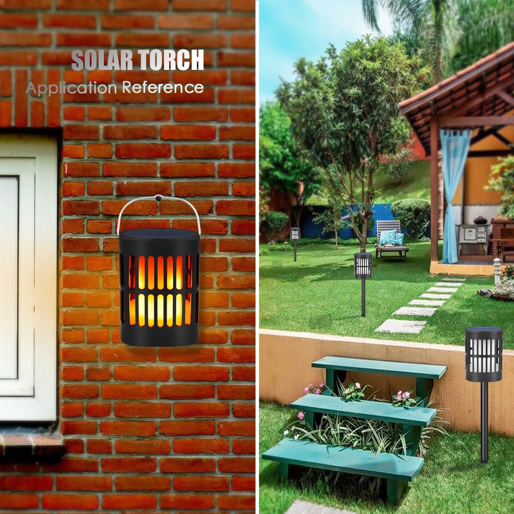 Solar LED Flame Lantern Light