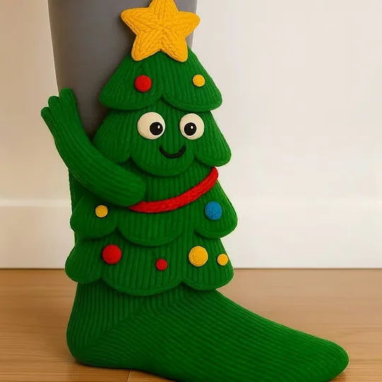 (🌲Early Christmas Sale- 49% OFF) 🦥3D Animal Socks Christmas Edition🧦