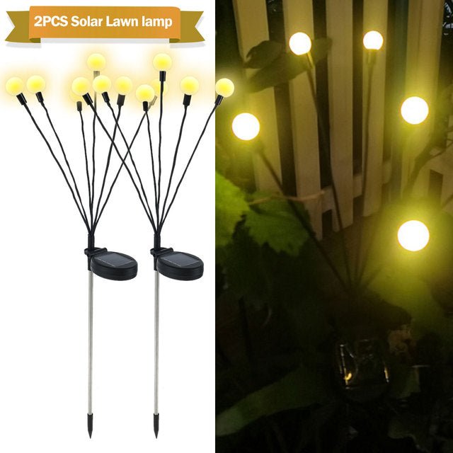 Flickering Firefly LED Solar Garden Glow Light