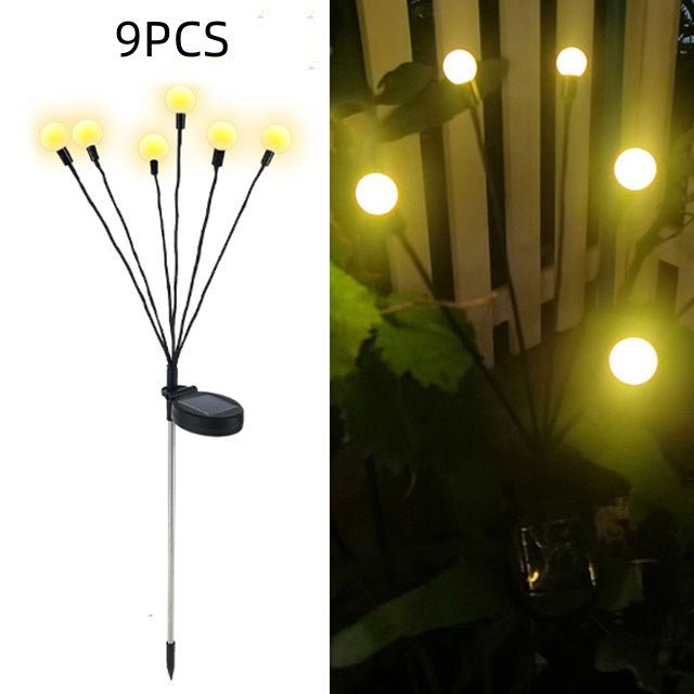 Flickering Firefly LED Solar Garden Glow Light