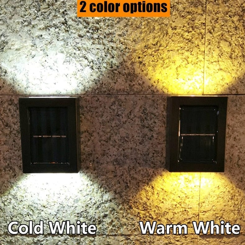 Solar Powered Outdoor Patio Wall Light