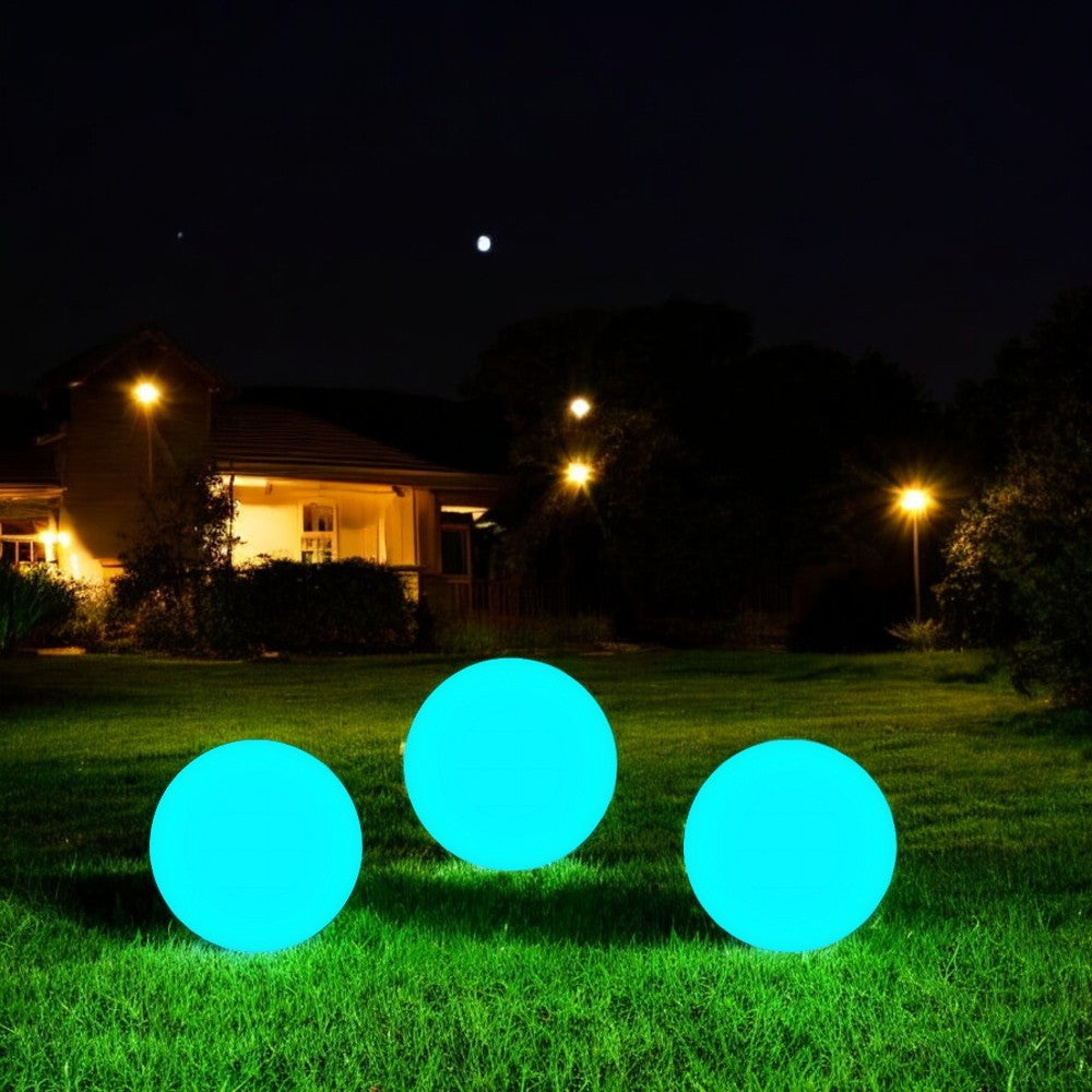Color-Changing Solar LED Globes
