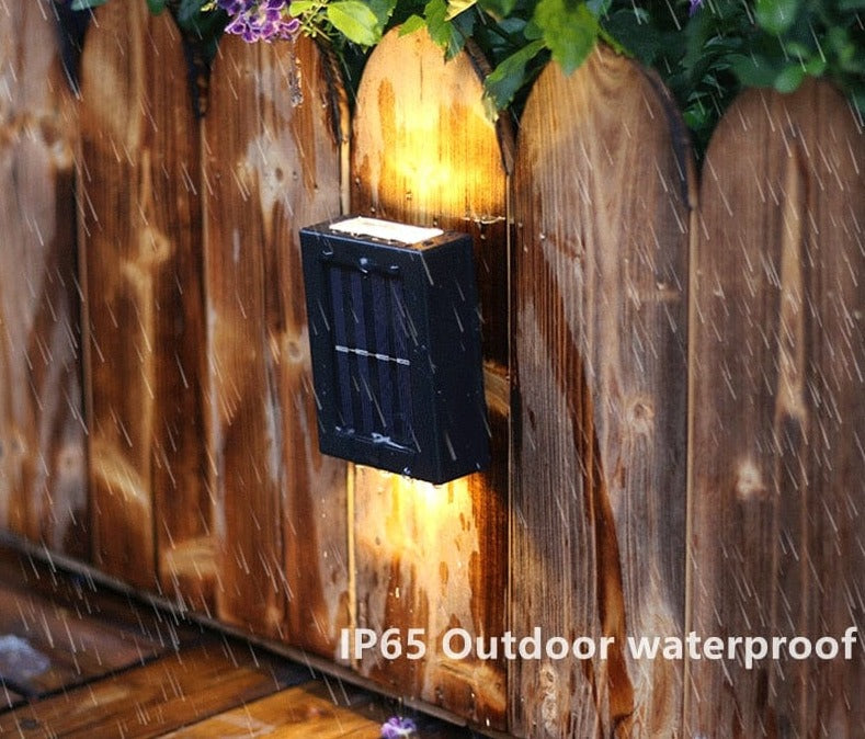 Solar Powered Outdoor Patio Wall Light