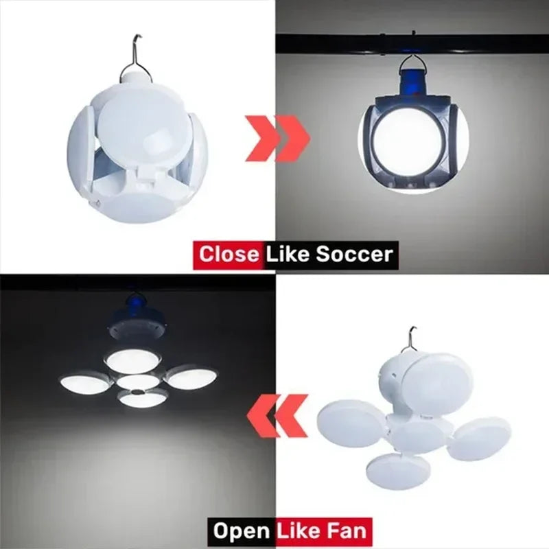 Portable Lightweight LED Bulb Folding Solar Light