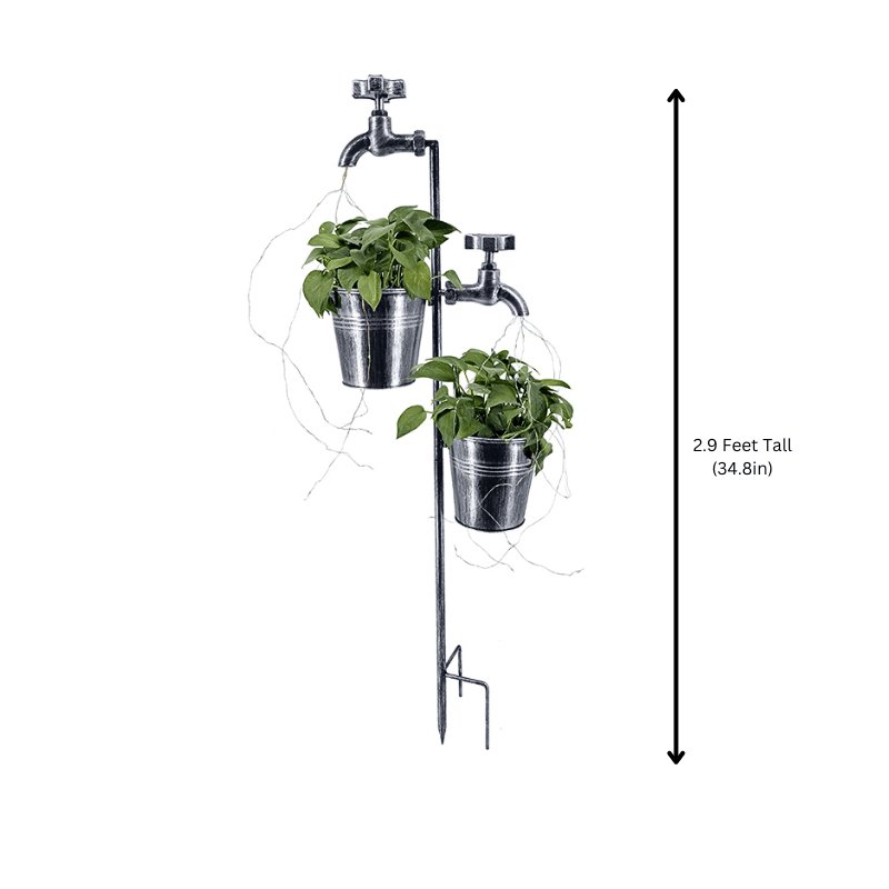 Solar LED Garden Faucet Lawn Light