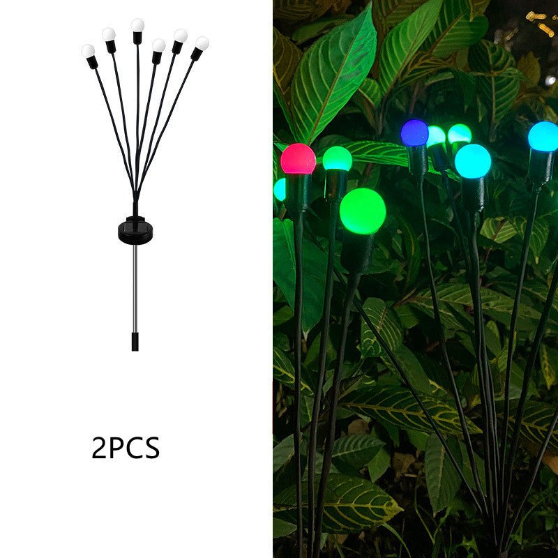 Flickering Firefly LED Solar Garden Glow Light