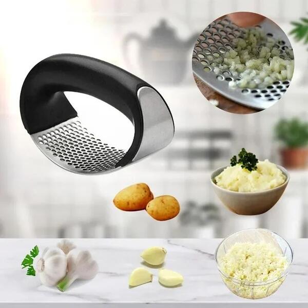 (🌲Early Christmas Sale - 49% OFF) Stainless Steel Garlic Press