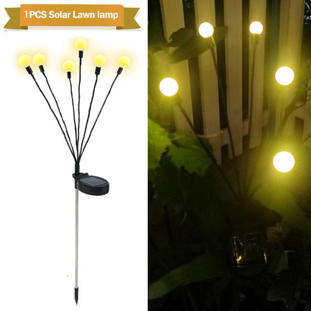 Flickering Firefly LED Solar Garden Glow Light