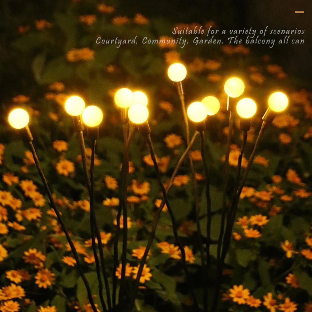 Flickering Firefly LED Solar Garden Glow Light