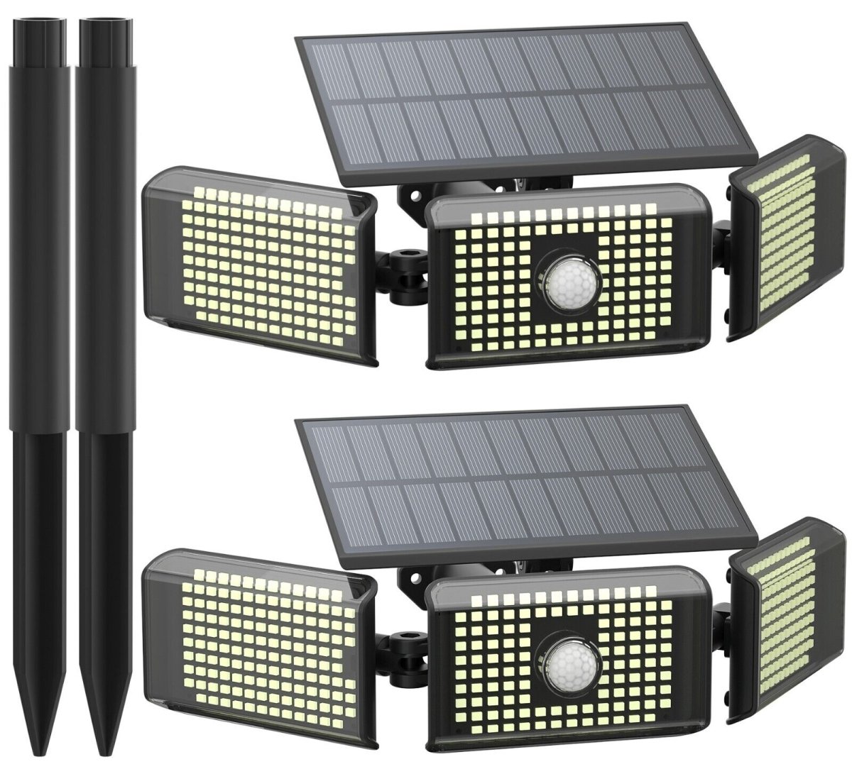 SolarGuard Wide LED Motion Landscape Light