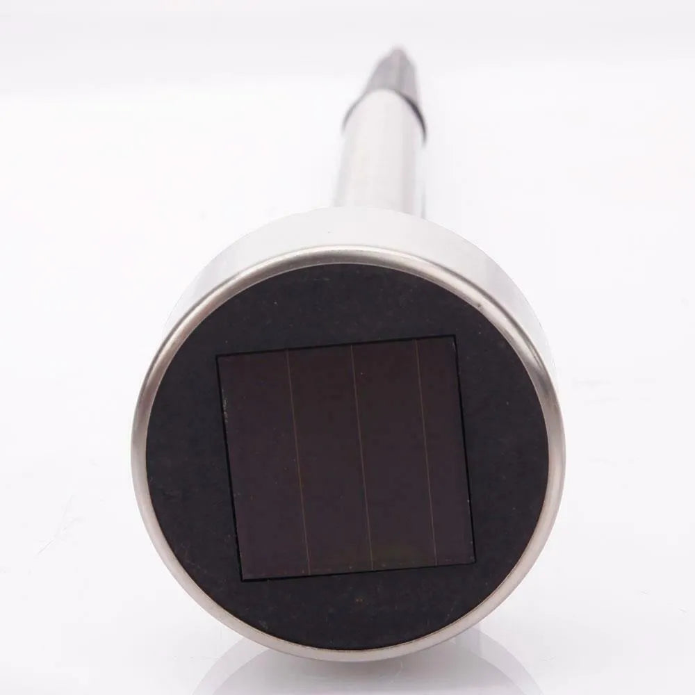 Stainless Steel Solar Pathway LED Outdoor Lights (12 Pack)