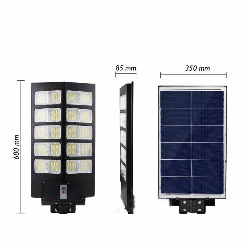 2000W LED Super Bright Outdoor Remote Control Solar Street Light