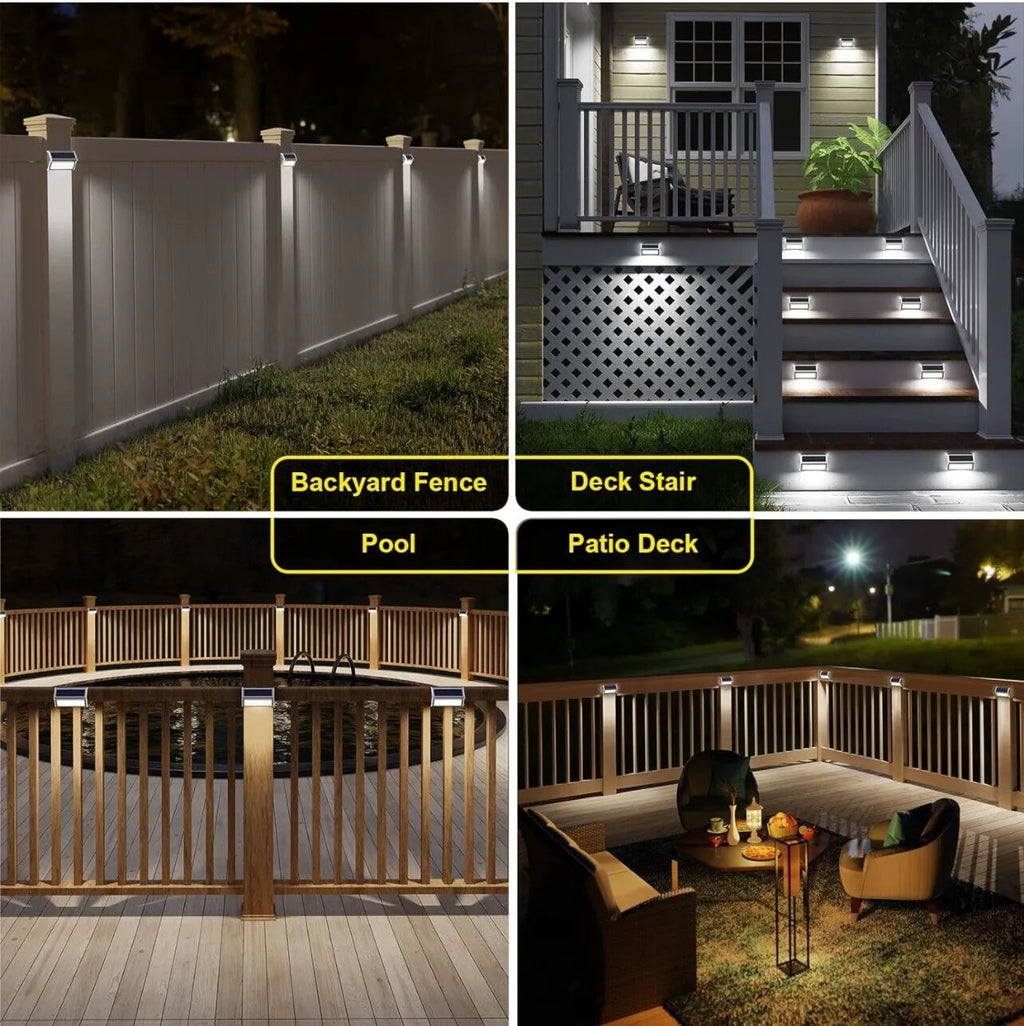 Solar Outdoor Aluminum Lights 10 Pack 30LED