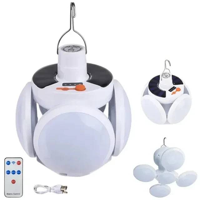 Portable Lightweight LED Bulb Folding Solar Light